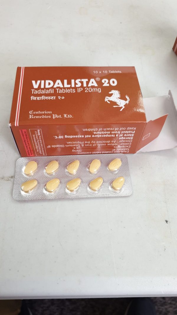 Viagra - Vidalista Tadalafil Tablets 20mg x pack of 10